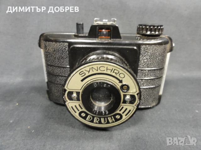 СТАР РЕТРО СОЦ ПОЛСКИ БАКЕЛИТОВ ФОТОАПАРАТ DRUH SYNCHRO 