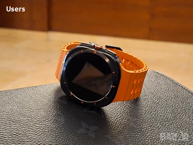 Samsung Galaxy Watch Ultra (2025), 47mm, LTE, Titanium Gray + Orange Band Безжични КАТО НОВ УНИКАЛЕ, снимка 13 - Смарт часовници - 56153332