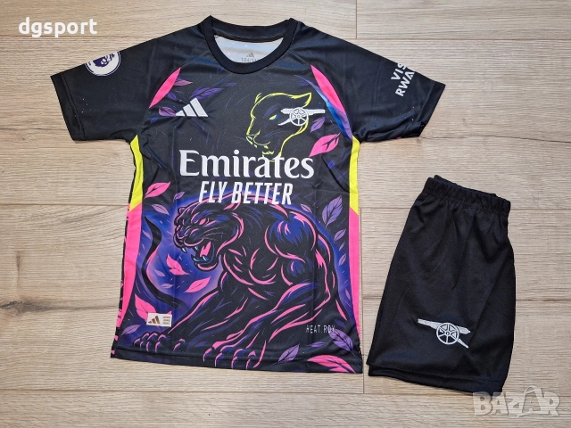 Детски флуоресцентен футболен екип на АРСЕНАЛ#ДЕКЛАН РАЙС#, снимка 2 - Футбол - 52066161