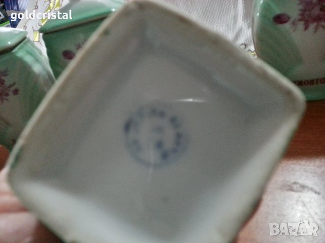 Български порцелан буркани за подправки , снимка 6 - Антикварни и старинни предмети - 40780758