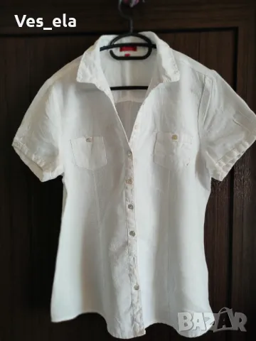 бяла ленена риза, снимка 1