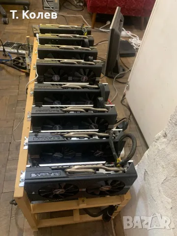 mining rig крипто копачка, снимка 2 - Видеокарти - 47852294