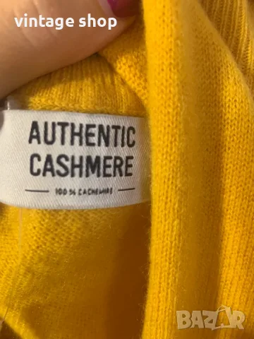 Дамско кашмирено поло без ръкави Authentik Cashmere, размер М, с етикет, снимка 8 - Блузи с дълъг ръкав и пуловери - 56072709
