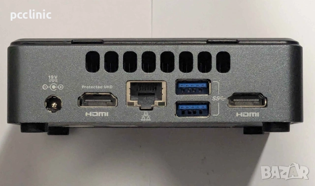 Intel NUC NUC7i3DNK | Intel i3 7100U | 4GB DDR4 | 128GB M.2 SATA SSD, снимка 3 - Работни компютри - 53254509