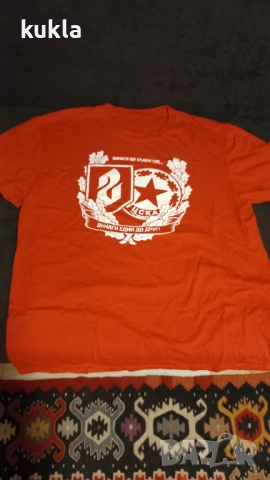 Фланелка тениска на ЦСКА