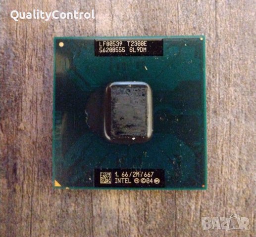 Процесор за лаптоп - Intel Core Duo T2300E (2M Cache, 1.66 GHz, 667 MHz FSB) - изряден, снимка 1