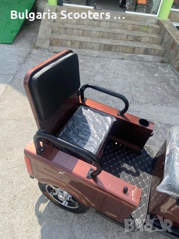 Двуместна карго електрическа триколка MAX MOTORS CARGO LUX 1500W RED, снимка 4 - Мотоциклети и мототехника - 42140213
