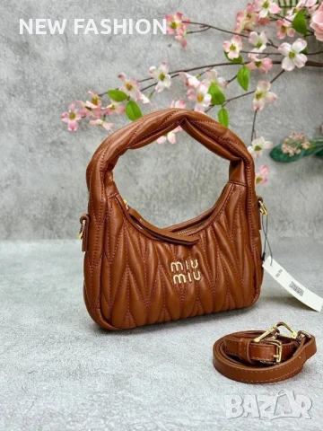 Дамски Кожени Чанти ✨ MIU MIU , снимка 6 - Чанти - 50620071
