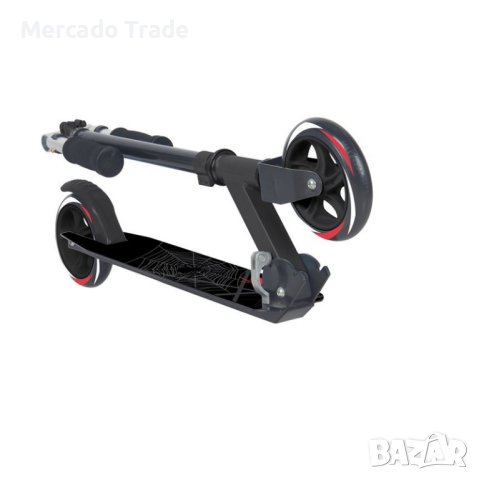 Тротинетка Mercado Trade, Алуминиева, За деца, До 70кг., Черен с паяк, снимка 3 - Скутери и тротинетки - 41393893