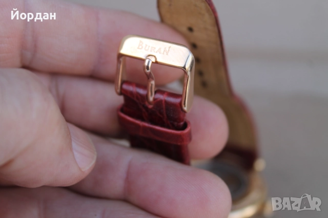 Часовник ''Buran V.M. Clasic'' /25 камъка/ , снимка 5 - Мъжки - 52238311