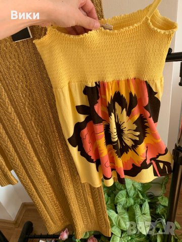 Жълт топ, снимка 8 - Корсети, бюстиета, топове - 41211268