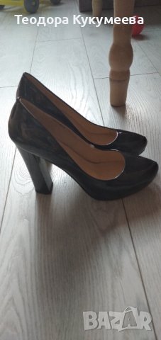 Дамски лачени обувки, снимка 4 - Дамски елегантни обувки - 41432147