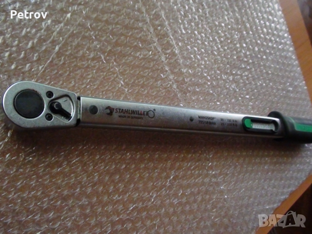 STAHLWILLE MANOSKOP 721/15 Quick - MADE IN GERMANY - 1/2" PROFI Динамометричен Ключ 30 - 150 Nm !!!!, снимка 10 - Гедорета - 51913791
