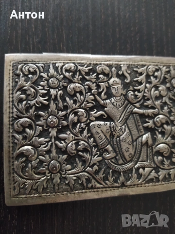 Посребрена кутийка , снимка 2 - Антикварни и старинни предмети - 53847610