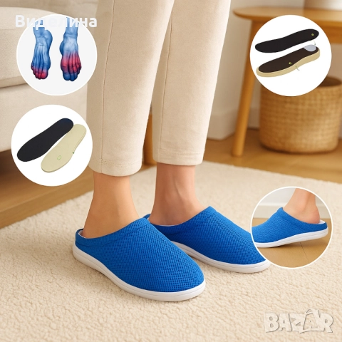 Ортопедични гел чехли – сбогом на умората в краката, снимка 2 - Чехли - 51805551