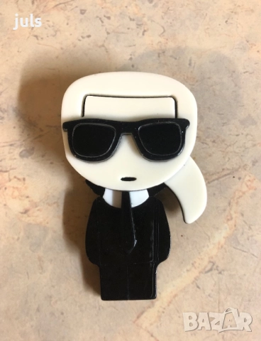 Брошки Karl Lagerfeld, снимка 7 - Други - 52023964