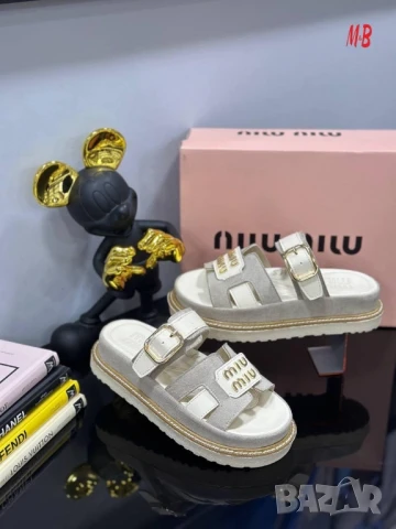 чехли Miu Miu , снимка 5 - Чехли - 50843085