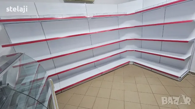 Крайстенни стелажи с ъгъл (ъглов стелаж), метални стелажи, оборудване, снимка 6 - Стелажи и щандове - 49451038
