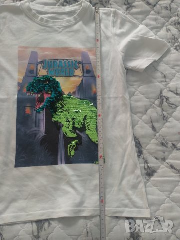 Детски тениски с паети -7г, снимка 4 - Детски тениски и потници - 44350204