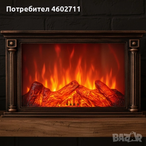 LED камина с ефект на тлеещи въглени – безопасна и стилна атмосфера у дома, снимка 5 - Лед осветление - 51925537