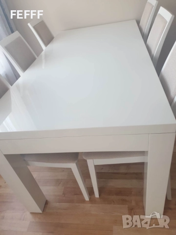 продавам маса и 6 стола, снимка 2 - Маси - 52219347