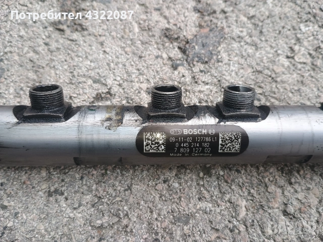 Рейл / Горивна рейка BMW N47D20 f30,f31,f20,f21,e90/БМВ 316d,318d,320d,116d,118d,120d, снимка 2 - Части - 53690367