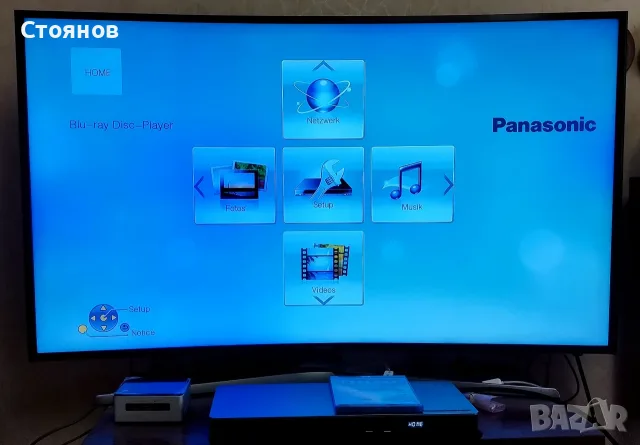 4K Ultra HD Blu-ray плеар Panasonic DMP-BDT385 /3D / Wi-Fi, снимка 5 - Плейъри, домашно кино, прожектори - 55731329