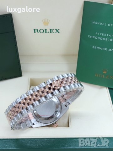 Унисекс часовник Rolex Oyster Perpetual Datejust с автоматичен механизъм, снимка 7 - Мъжки - 41815567