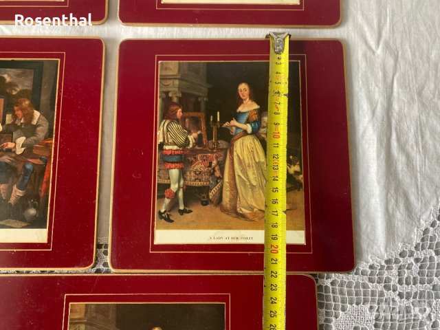 Английски коркови подложки -комплект 8 броя, снимка 12 - Прибори за хранене, готвене и сервиране - 41682907