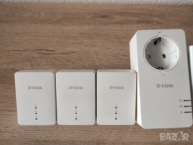 Комплект 6 броя D-link power line и wi-fi repeater, снимка 3 - Мрежови адаптери - 56107202