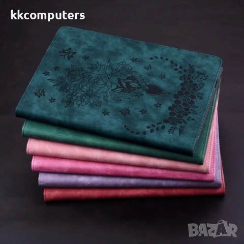 Samsung Galaxy Tab S9 SM-X716 Butterfly Rose Кожен Калъф и Протектор, снимка 11 - Калъфи, кейсове - 51126878