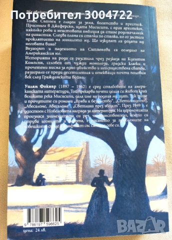 Авесаломе, Авесаломе!, снимка 2 - Художествена литература - 52074320