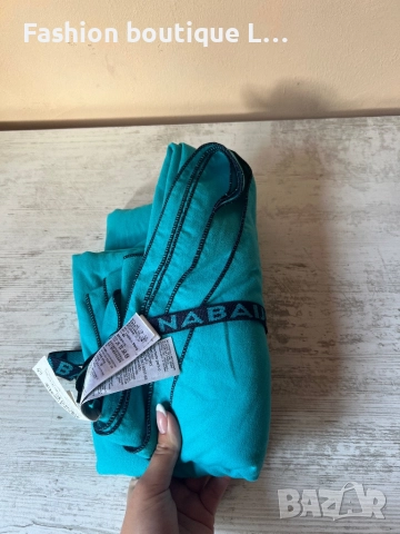 Тюркоазена хавлия от Декатлон с бързо съхнещ ефект 💙💙💙, снимка 4 - Други - 52443409