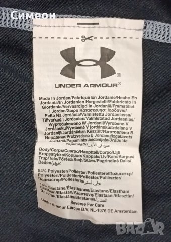 Under Armour UA Compression оригинална тениска XL спорт фитнес, снимка 7 - Спортни дрехи, екипи - 42591205