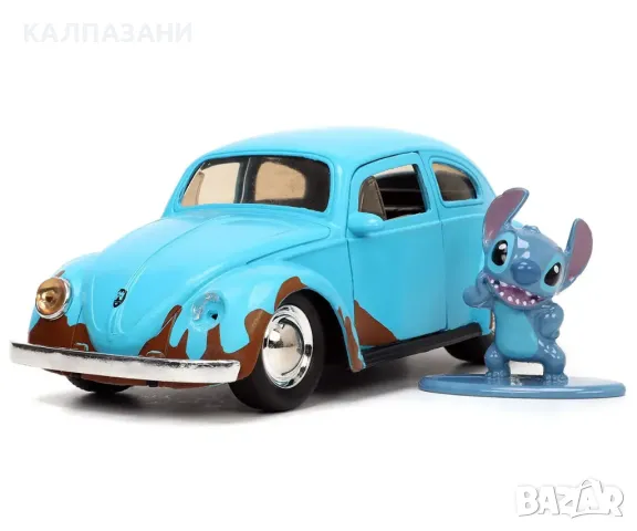 Кола Lilo and Stitch 1959 VW Beetle, 1:32, Jada 253073001, снимка 2 - Коли, камиони, мотори, писти - 48881034