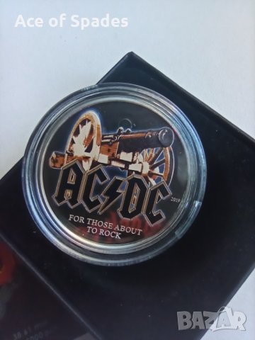 Страхотна Сребърна Монета AC-DC Ограничен Тираж, снимка 7 - Нумизматика и бонистика - 34544729
