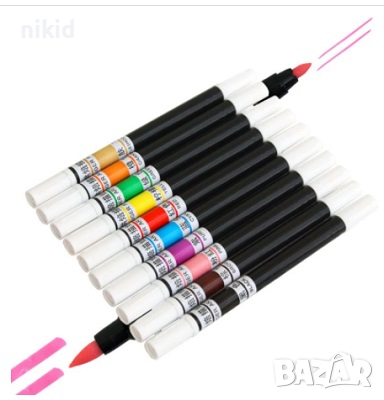  Двустранна Сладкарски маркер писалка хранителна за надписване рисуване сладки бисквитки фондан, снимка 4 - Други - 33322762