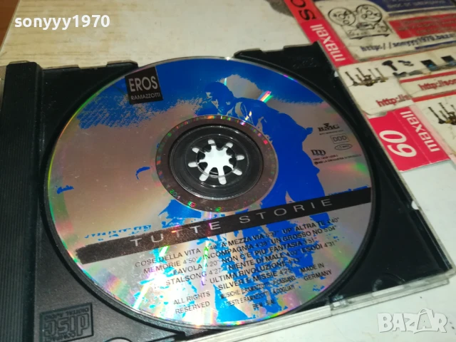 EROS RAMAZZOTTI CD 0508251536, снимка 7 - CD дискове - 51262604