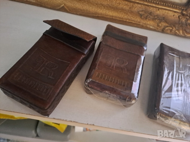 Кожена кутия калъф за цигари, снимка 5 - Други - 51568373