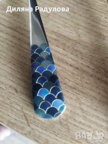 3 бр. метални декоративни лъжици, снимка 4 - Декорация за дома - 53426164