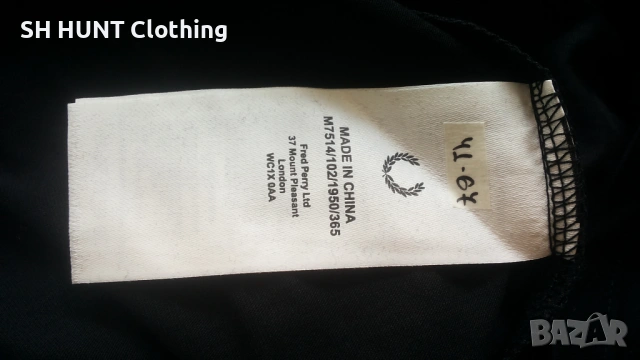 FRED PERRY T-Shirt Размер M мъжка тениска 41-67, снимка 9 - Тениски - 53214084