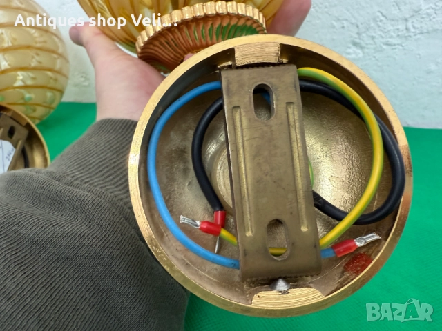 Позлатени аплици за стена №7620, снимка 4 - Антикварни и старинни предмети - 52468988