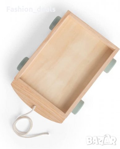 Нова Детска играчка дървена количка образователна игра с форми цвят, снимка 2 - Образователни игри - 39977402