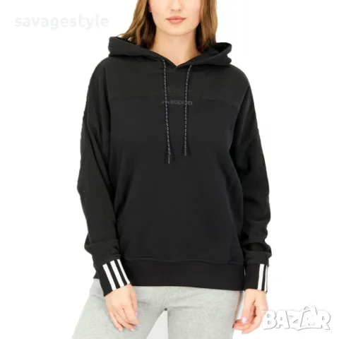 Дамско спортно горнище ADIDAS Originals R.Y.V Hoodie Black, снимка 1 - Спортни екипи - 47602896