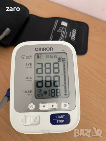 Нов апарат за кръвно налягане Omron M3 Itellisense, снимка 5 - Уреди за диагностика - 52926851