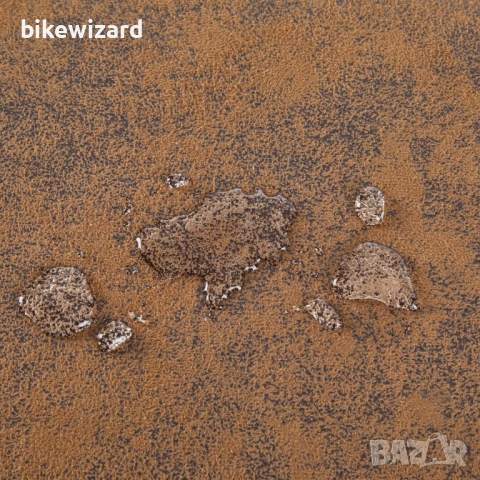 Табуретка с рустикални метални крака и подплатена седалка, 40x30x35 см - винтидж кафява НОВА, снимка 3 - Столове - 53639790