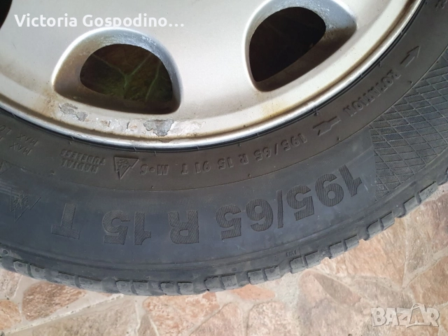 Джанти със зимни гуми за ауди 195/65/15, снимка 3 - Гуми и джанти - 52468201