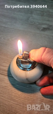 мраморна запалка.., снимка 3 - Антикварни и старинни предмети - 53611195