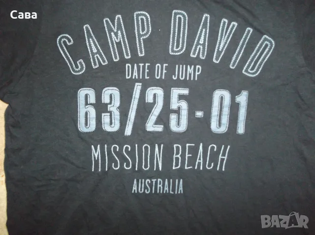 Тениски CAMP DAVID  мъжки,Л-ХЛ-2ХЛ   /синя,жълта,розова,тъмносиня/, снимка 14 - Тениски - 41449062