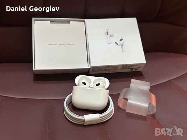 НОВИ безжични слушалки AirPods 3 трета генерация.